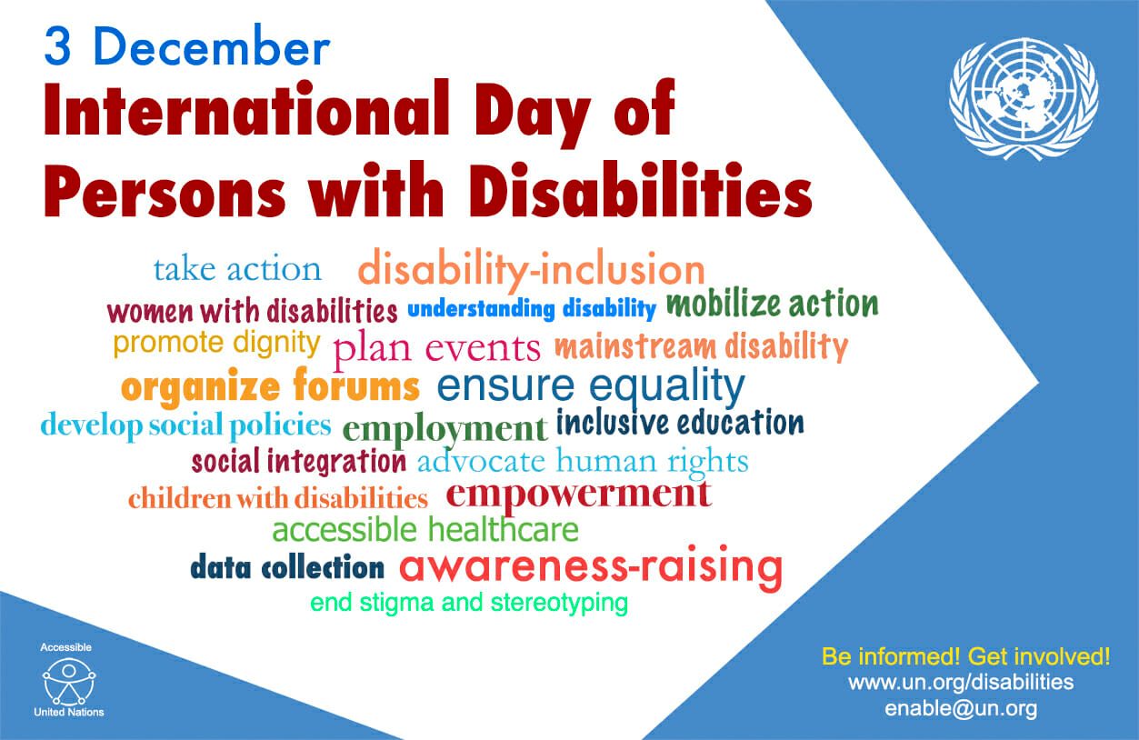 International Day of Person with Disabilities poster